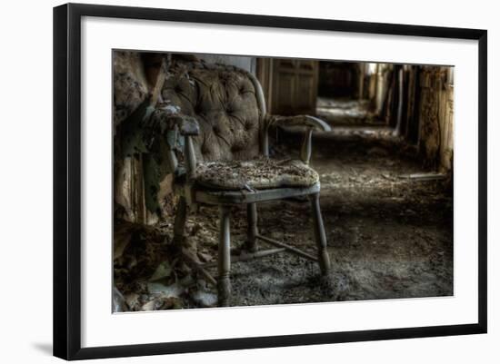 Haunted Interior with Chair-Nathan Wright-Framed Photographic Print