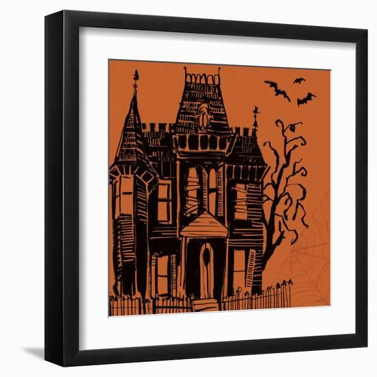 Haunted IV-Anne Tavoletti-Framed Art Print