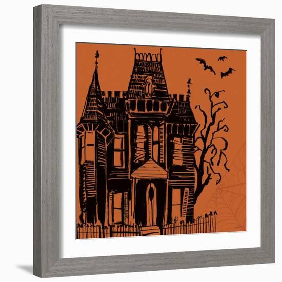 Haunted IV-Anne Tavoletti-Framed Art Print