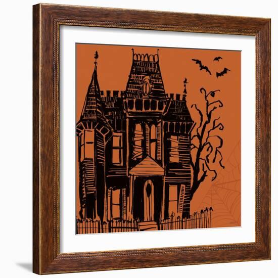 Haunted IV-Anne Tavoletti-Framed Art Print