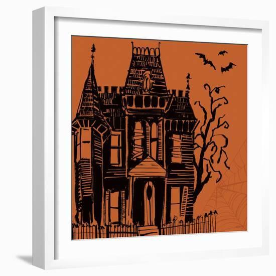 Haunted IV-Anne Tavoletti-Framed Art Print