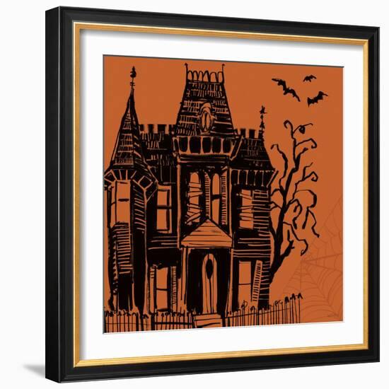 Haunted IV-Anne Tavoletti-Framed Art Print