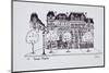 Haussmann architecture along Champs Elysees, Paris, France-Richard Lawrence-Mounted Photographic Print