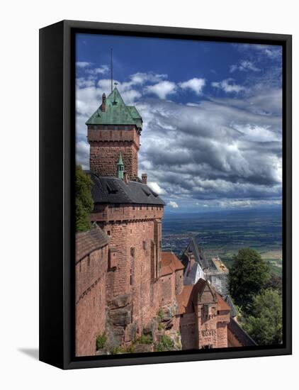 Haut-Koenigsbourg Castle, Orschwiller, Alsace, France-Ivan Vdovin-Framed Premier Image Canvas