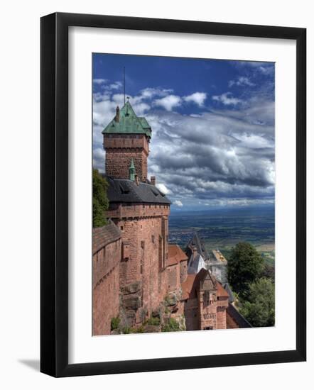 Haut-Koenigsbourg Castle, Orschwiller, Alsace, France-Ivan Vdovin-Framed Photographic Print