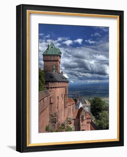 Haut-Koenigsbourg Castle, Orschwiller, Alsace, France-Ivan Vdovin-Framed Photographic Print