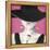 Haute Chapeau I PInk-Marco Fabiano-Framed Stretched Canvas