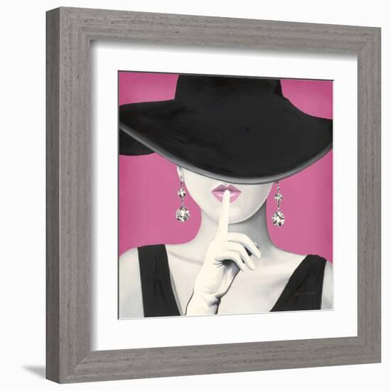 Haute Chapeau I PInk-Marco Fabiano-Framed Art Print