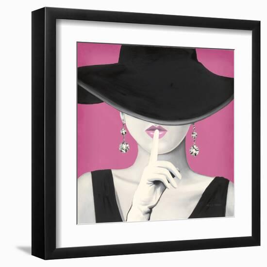 Haute Chapeau I PInk-Marco Fabiano-Framed Art Print