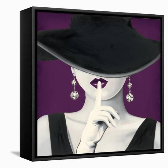 Haute Chapeau Purple I-Marco Fabiano-Framed Stretched Canvas