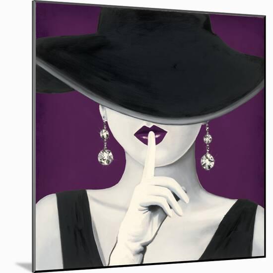 Haute Chapeau Purple I-Marco Fabiano-Mounted Art Print