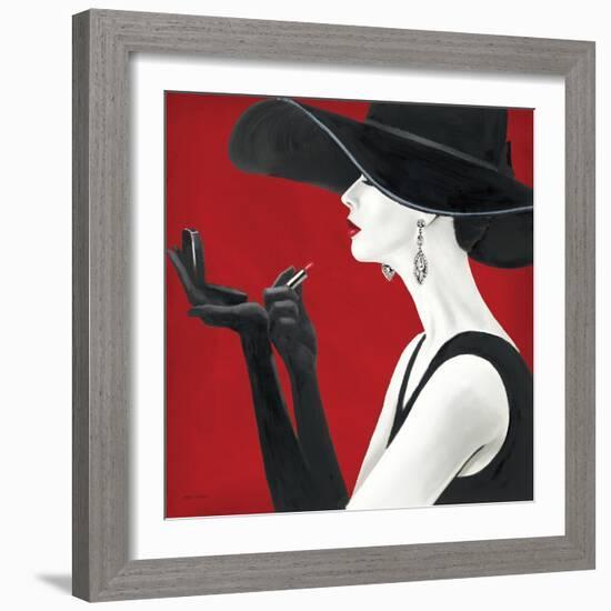 Haute Chapeau Rouge II-Marco Fabiano-Framed Art Print