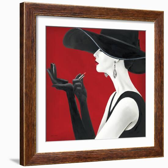 Haute Chapeau Rouge II-Marco Fabiano-Framed Art Print