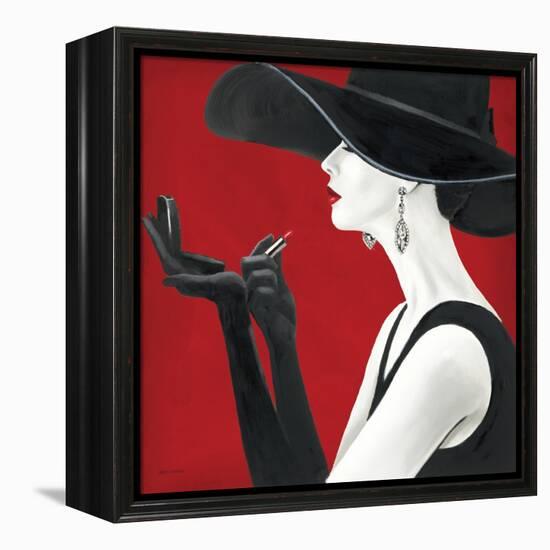 Haute Chapeau Rouge II-Marco Fabiano-Framed Stretched Canvas