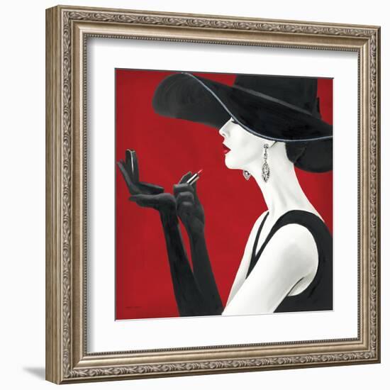 Haute Chapeau Rouge II-Marco Fabiano-Framed Art Print