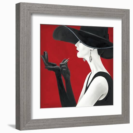 Haute Chapeau Rouge II-Marco Fabiano-Framed Art Print