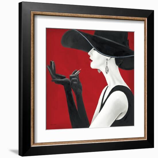 Haute Chapeau Rouge II-Marco Fabiano-Framed Art Print