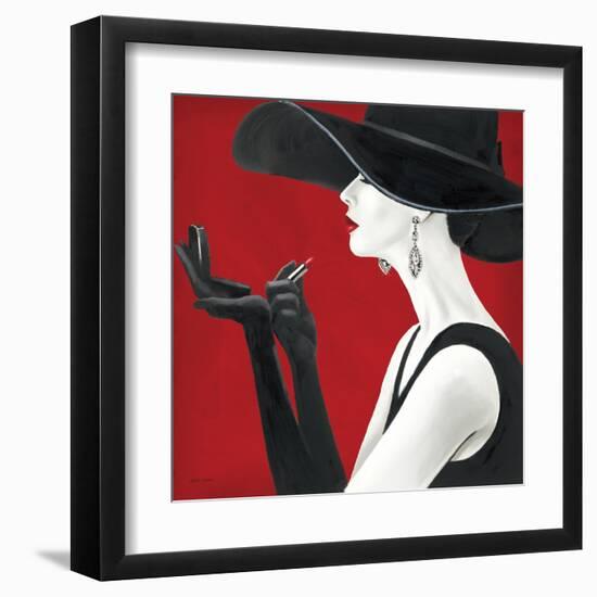 Haute Chapeau Rouge II-Marco Fabiano-Framed Art Print