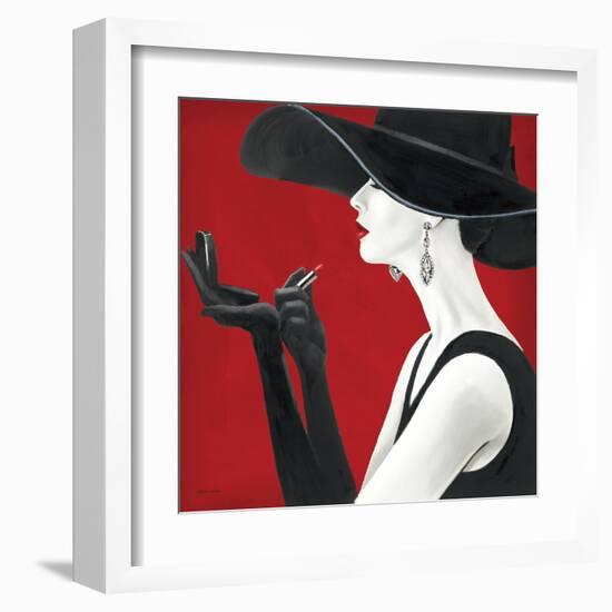 Haute Chapeau Rouge II-Marco Fabiano-Framed Art Print