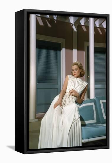 Haute Societe HIGH SOCIETY by CharlesWalters with Grace Kelly, 1956 (elle porte sa bague by fiancai-null-Framed Stretched Canvas