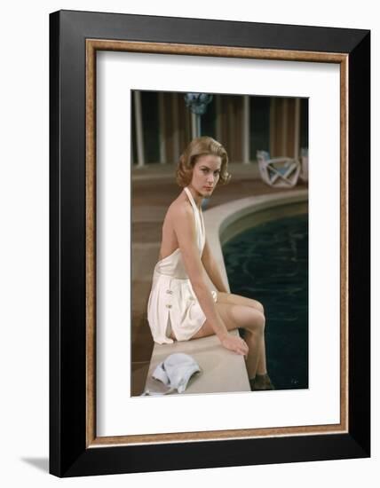 Haute Societe HIGH SOCIETY by CharlesWalters with Grace Kelly, 1956 (photo)-null-Framed Photo