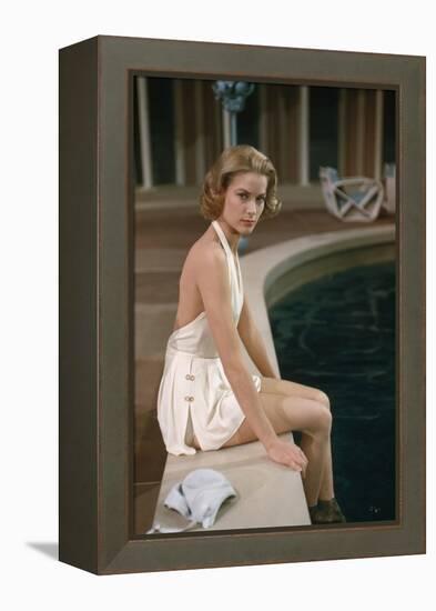 Haute Societe HIGH SOCIETY by CharlesWalters with Grace Kelly, 1956 (photo)-null-Framed Stretched Canvas