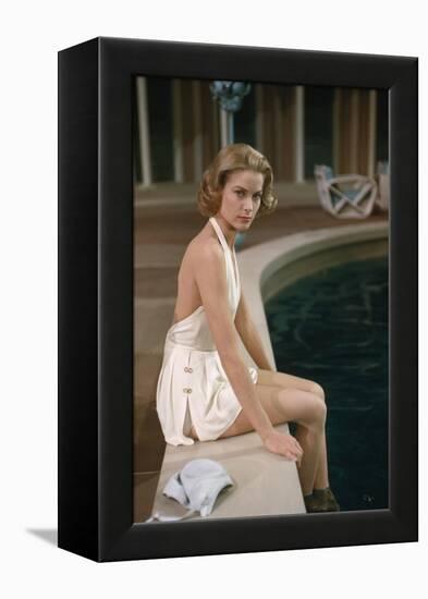 Haute Societe HIGH SOCIETY by CharlesWalters with Grace Kelly, 1956 (photo)-null-Framed Stretched Canvas