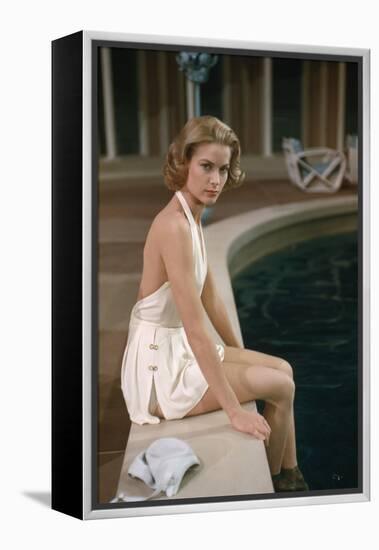 Haute Societe HIGH SOCIETY by CharlesWalters with Grace Kelly, 1956 (photo)-null-Framed Stretched Canvas