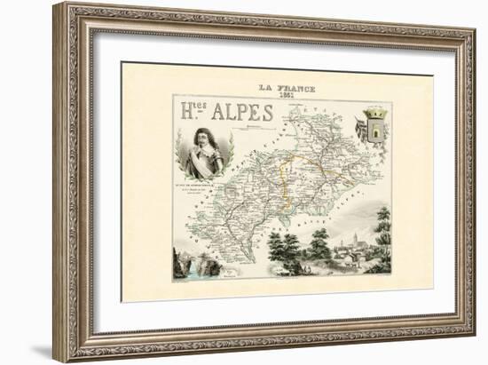 Hautes-Alpes-Alexandre Vuillemin-Framed Art Print