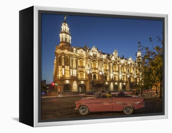 Havana at Night, Cuba, West Indies, Caribbean, Central America-Angelo Cavalli-Framed Premier Image Canvas