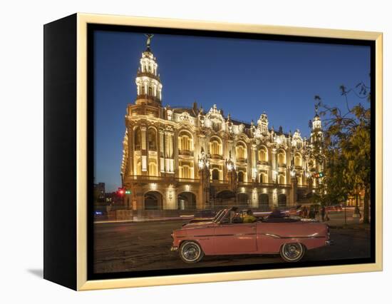 Havana at Night, Cuba, West Indies, Caribbean, Central America-Angelo Cavalli-Framed Premier Image Canvas