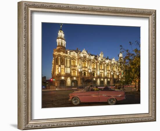 Havana at Night, Cuba, West Indies, Caribbean, Central America-Angelo Cavalli-Framed Photographic Print