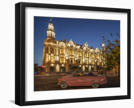 Havana at Night, Cuba, West Indies, Caribbean, Central America-Angelo Cavalli-Framed Photographic Print