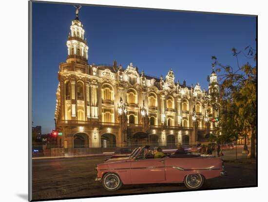 Havana at Night, Cuba, West Indies, Caribbean, Central America-Angelo Cavalli-Mounted Photographic Print