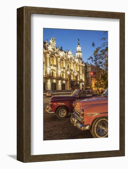 Havana at Night, Cuba, West Indies, Caribbean, Central America-Angelo Cavalli-Framed Photographic Print