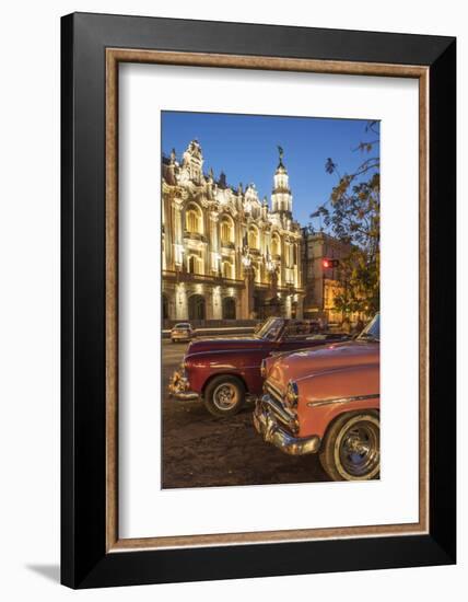 Havana at Night, Cuba, West Indies, Caribbean, Central America-Angelo Cavalli-Framed Photographic Print