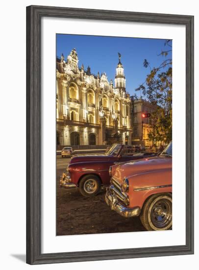 Havana at Night, Cuba, West Indies, Caribbean, Central America-Angelo Cavalli-Framed Photographic Print