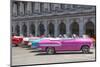 Havana, Cuba. Colorful classic 1950's cars on display.-Bill Bachmann-Mounted Photographic Print