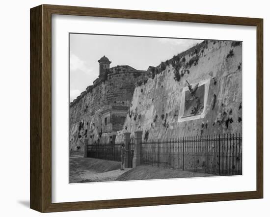 Havana, Cuba, Execution Wall in Cabanas-null-Framed Photo