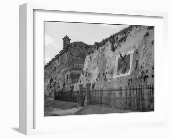 Havana, Cuba, Execution Wall in Cabanas-null-Framed Photo