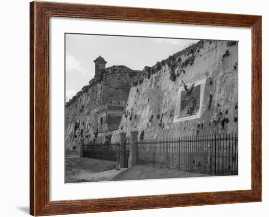 Havana, Cuba, Execution Wall in Cabanas-null-Framed Photo