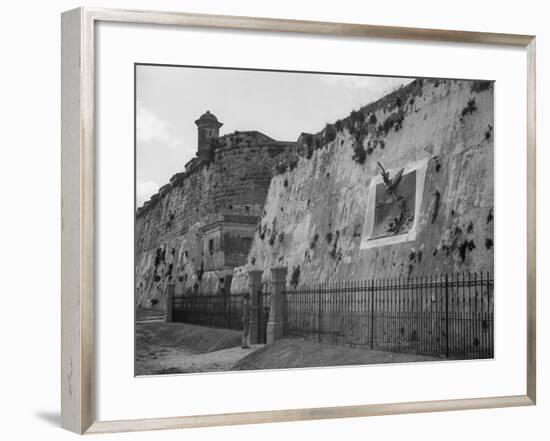 Havana, Cuba, Execution Wall in Cabanas-null-Framed Photo