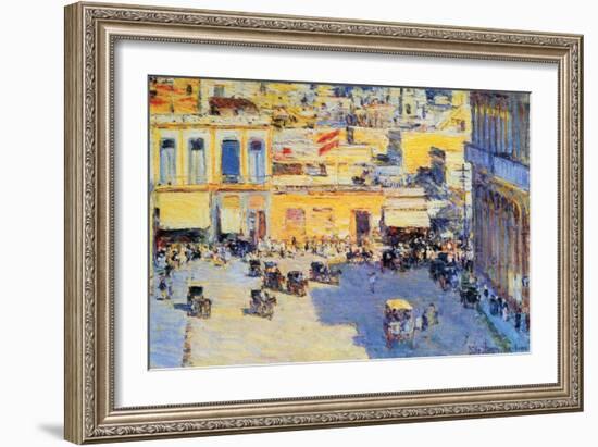 Havana, Cuba-Childe Hassam-Framed Premium Giclee Print