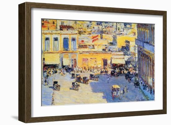 Havana, Cuba-Childe Hassam-Framed Premium Giclee Print