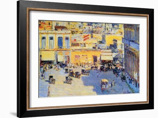 Havana, Cuba-Childe Hassam-Framed Premium Giclee Print