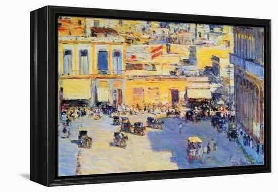 Havana, Cuba-Childe Hassam-Framed Stretched Canvas