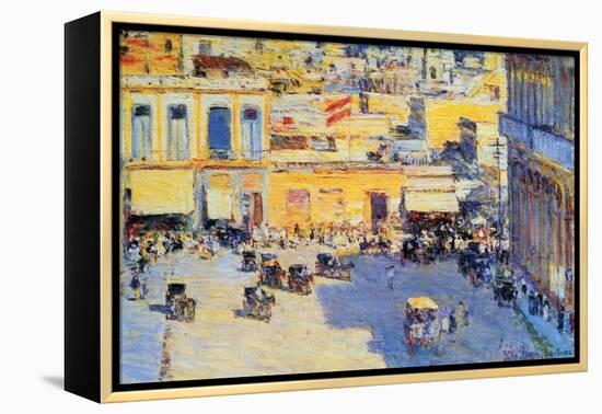 Havana, Cuba-Childe Hassam-Framed Stretched Canvas