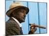 Havana, Cuban Man, Plaza De La Catedral, Havana, Cuba-Paul Harris-Mounted Photographic Print