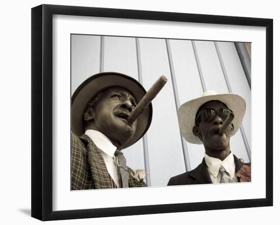 Havana, Cuban Man, Plaza De La Catedral, Havana, Cuba-Paul Harris-Framed Photographic Print