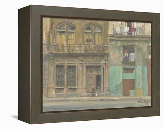 Havana House Front, 2010-Julian Barrow-Framed Premier Image Canvas